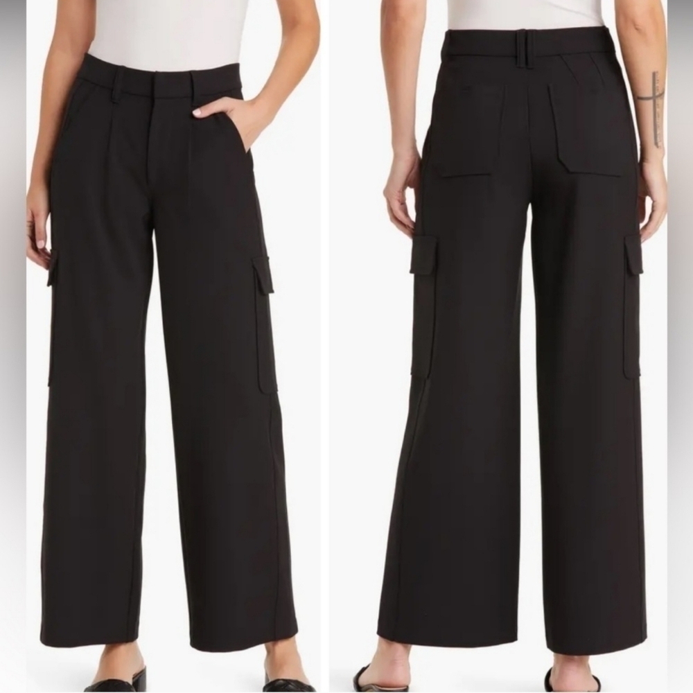 Wit & Wisdom High Waisted‎ Wide Leg Cargo Pants Size 16 New